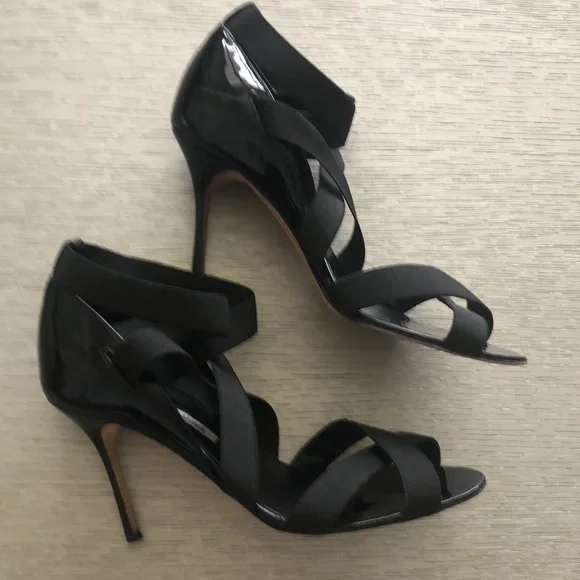 Manolo BLAHNIK pantent gladiator Shoes Size 38